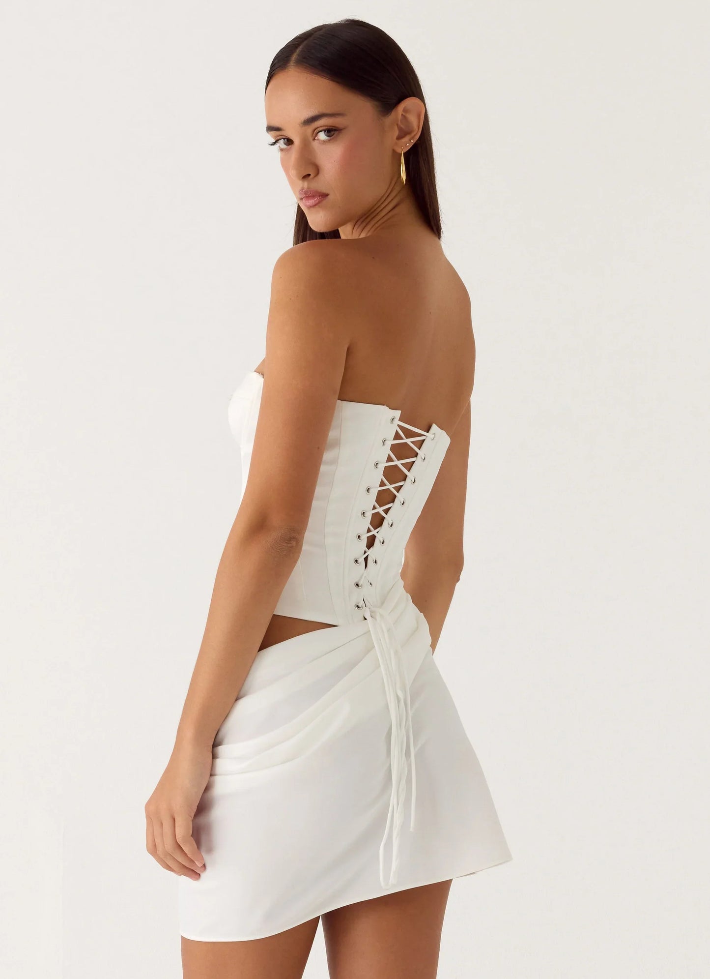 Cosmala Mini Dress White
