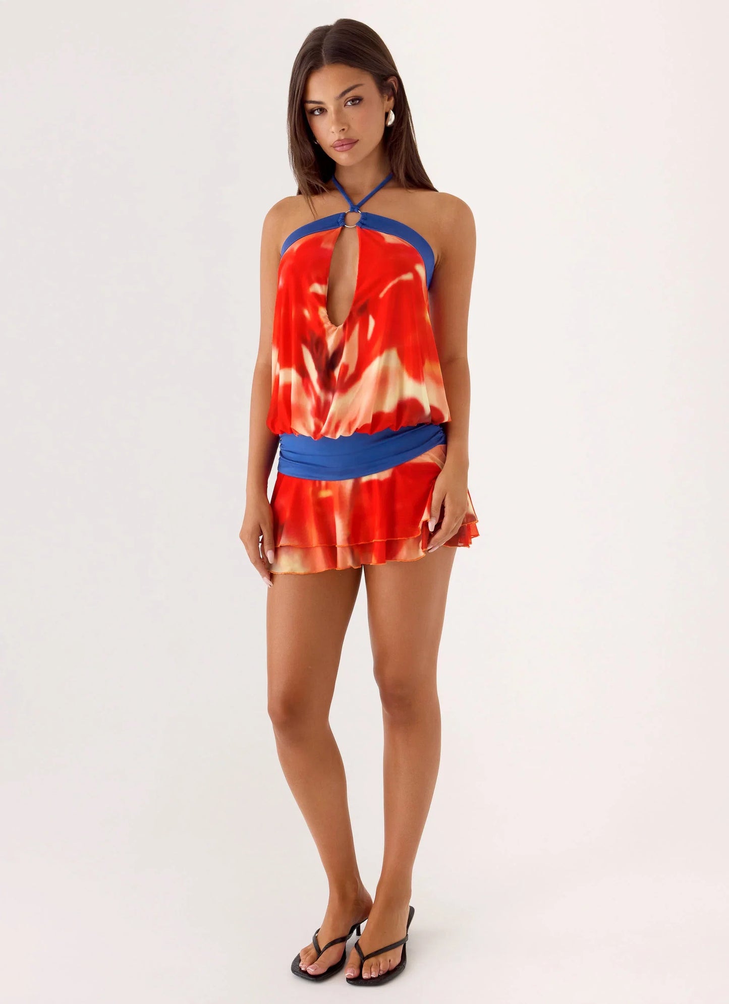 Telling You Mini Dress Sunburnt Petal