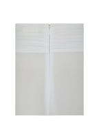 Yanna White Chiffon High Low Maxi Skirt