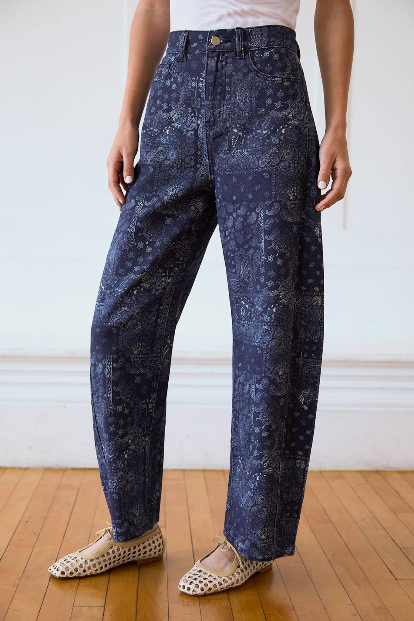 Adriana Bandana Print Pants
