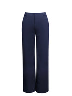 Yanin Navy Low Rise Straight Leg Pants