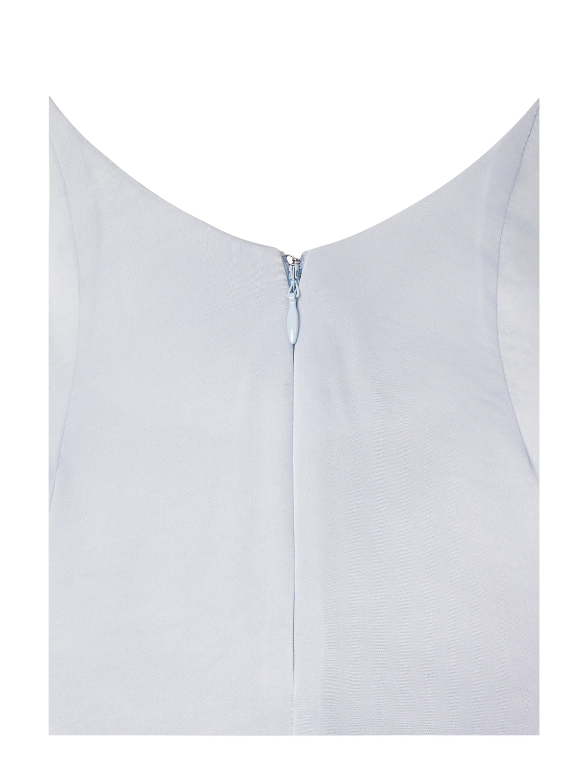 Eira Mist Blue Cowl Scarf Detail Mermaid Maxi Dress