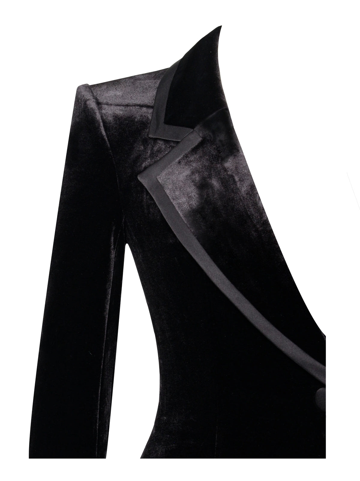 Willow Velvet High Slit Blazer Gown Archive Sale