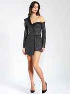 Winifred Rhinestone Crystal Blazer Dress Archive Sale