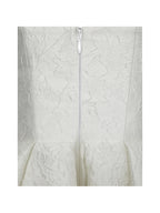 Tomika Ivory Jacquard Dipped Hem Wedding Gown