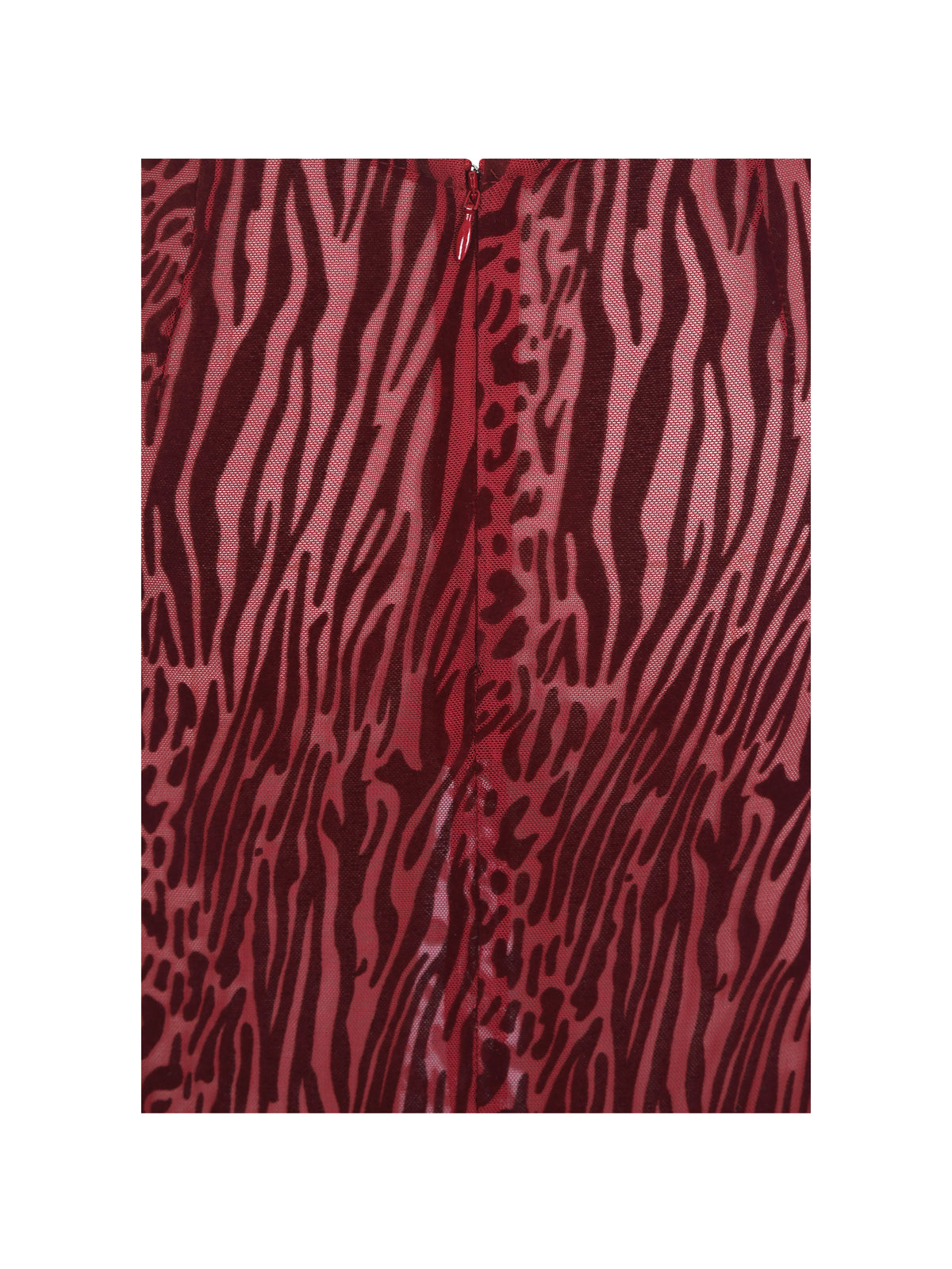 Cerise Scarlet Burnout Velvet Multiwear Mesh Ribbon Maxi Dress