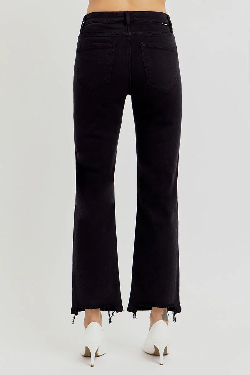 The Florence Crop Black