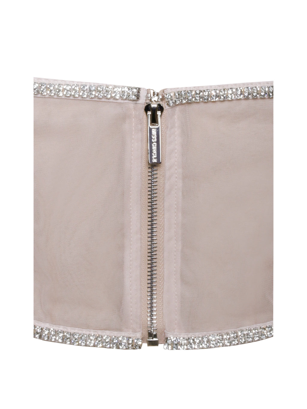 Cadence Champagne Satin Crystal Embellished Corset DressArchive Sale