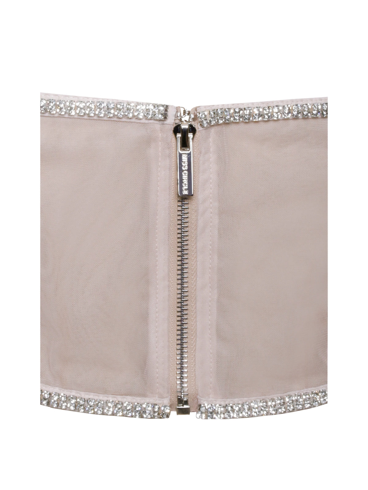Cadence Champagne Satin Crystal Embellished Corset DressArchive Sale
