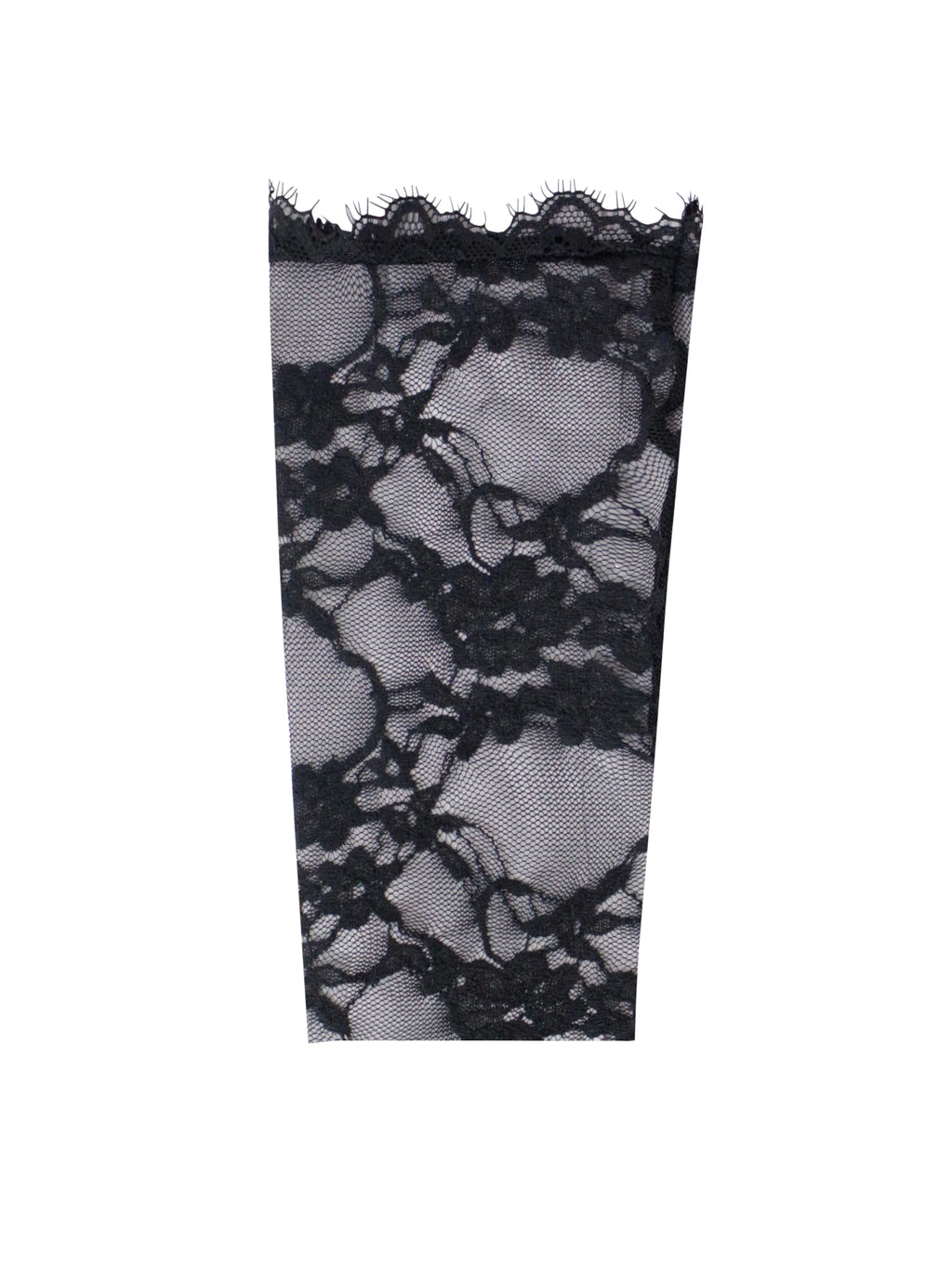 Rae Black Lace Opera length Gloves