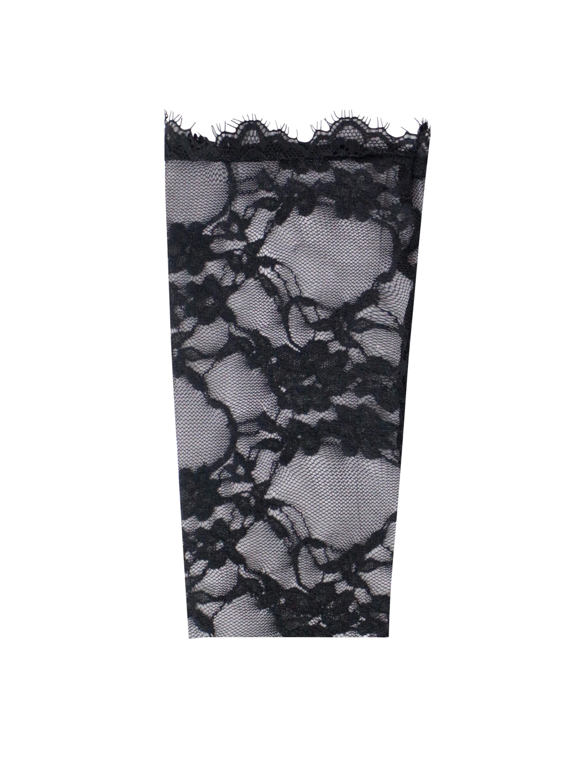 Rae Black Lace Opera length Gloves