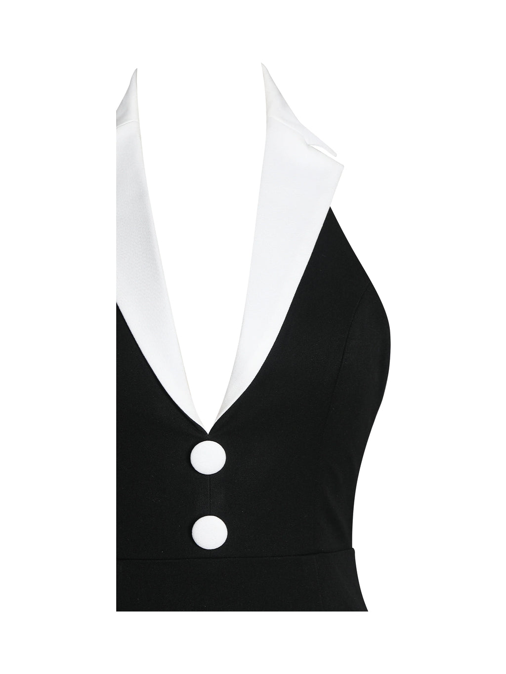 Raelyn Black and White Business Casual Maxi Dress