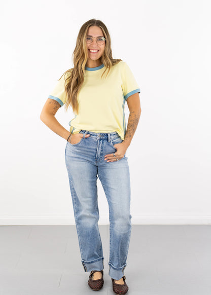 Carys Roll Up Straight Jeans
