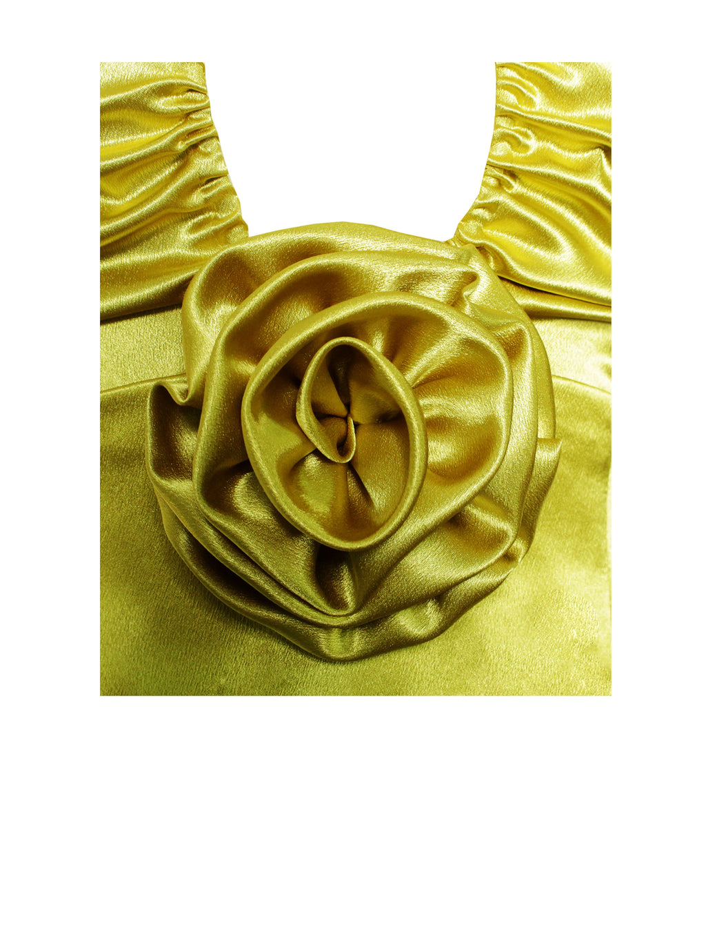 Marcia Gold Satin Strappy Halter Neck Dress Archive Sale