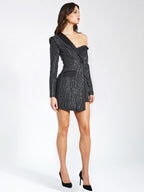 Winifred Rhinestone Crystal Blazer Dress Archive Sale