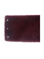 Jazmin Burgundy Multi wear Faux Fur Scarf