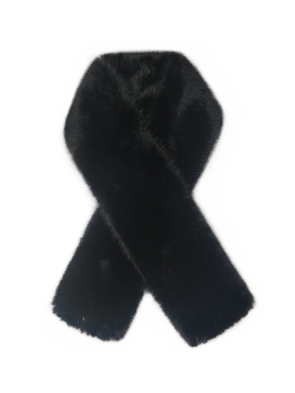 Jazmin Black Multi wear Faux Fur Scarf