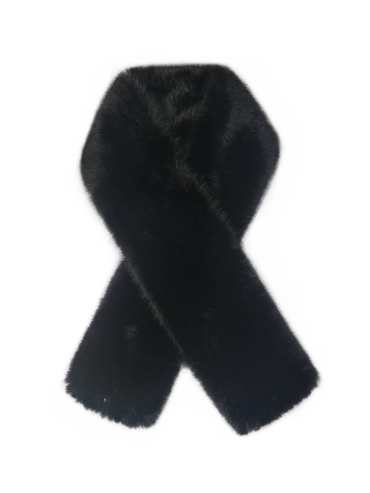 Jazmin Black Multi wear Faux Fur Scarf