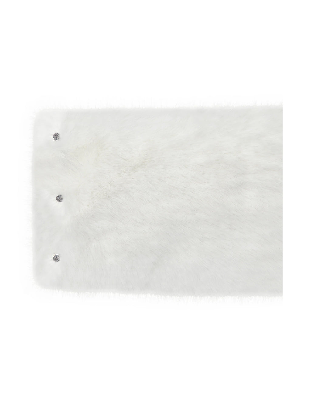 Jazmin White Multi wear Faux Fur Scarf