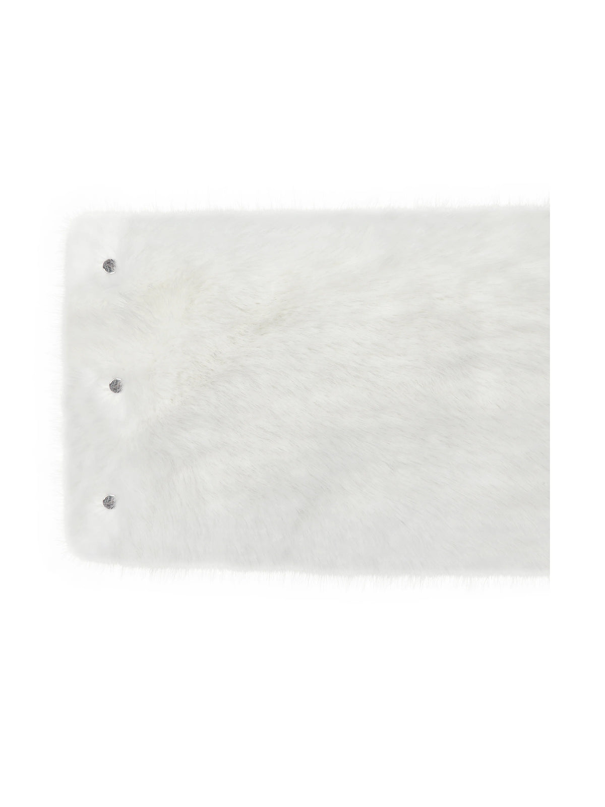 Jazmin White Multi wear Faux Fur Scarf
