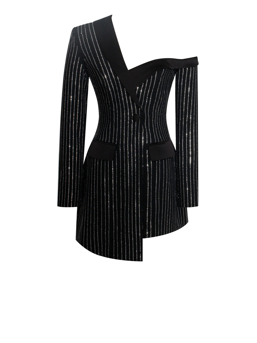 Winifred Rhinestone Crystal Blazer Dress Archive Sale