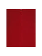 Verona Crimson Scoop Neck Flared Maxi Dress