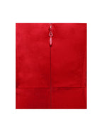 Zayda Red High Slit Corset Satin Gown Archive Sale