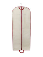 Miss Circle Beige and Red Garment Bag For Dress and Gown