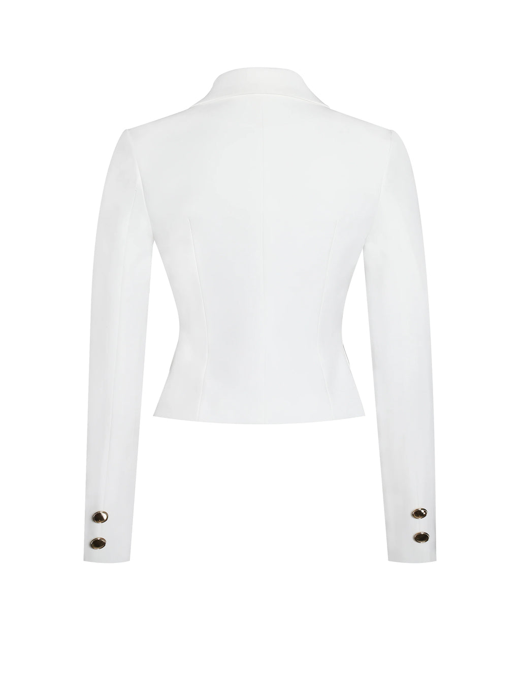 Oakley White Preppy Style Blazer Jacket