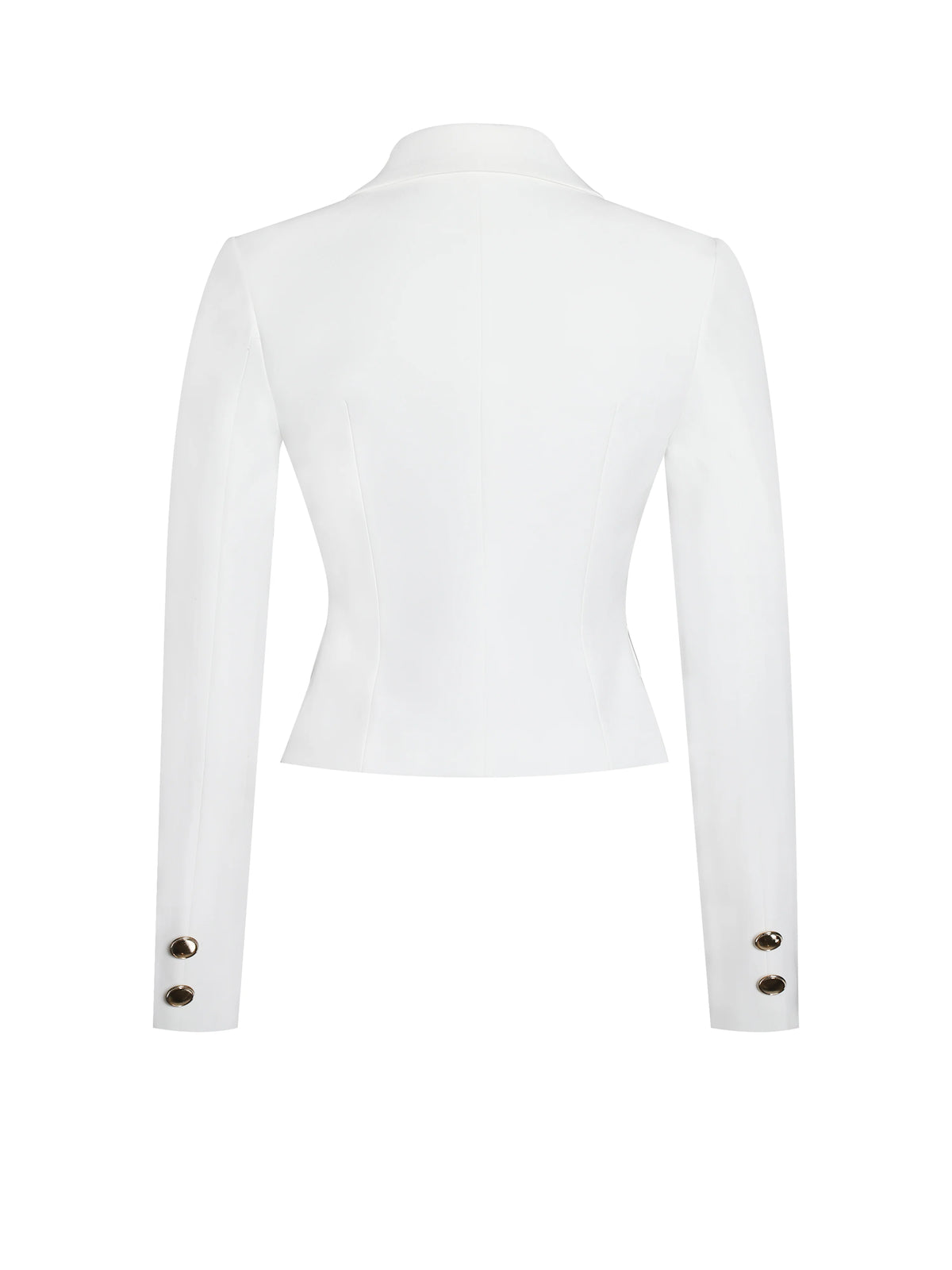 Oakley White Preppy Style Blazer Jacket