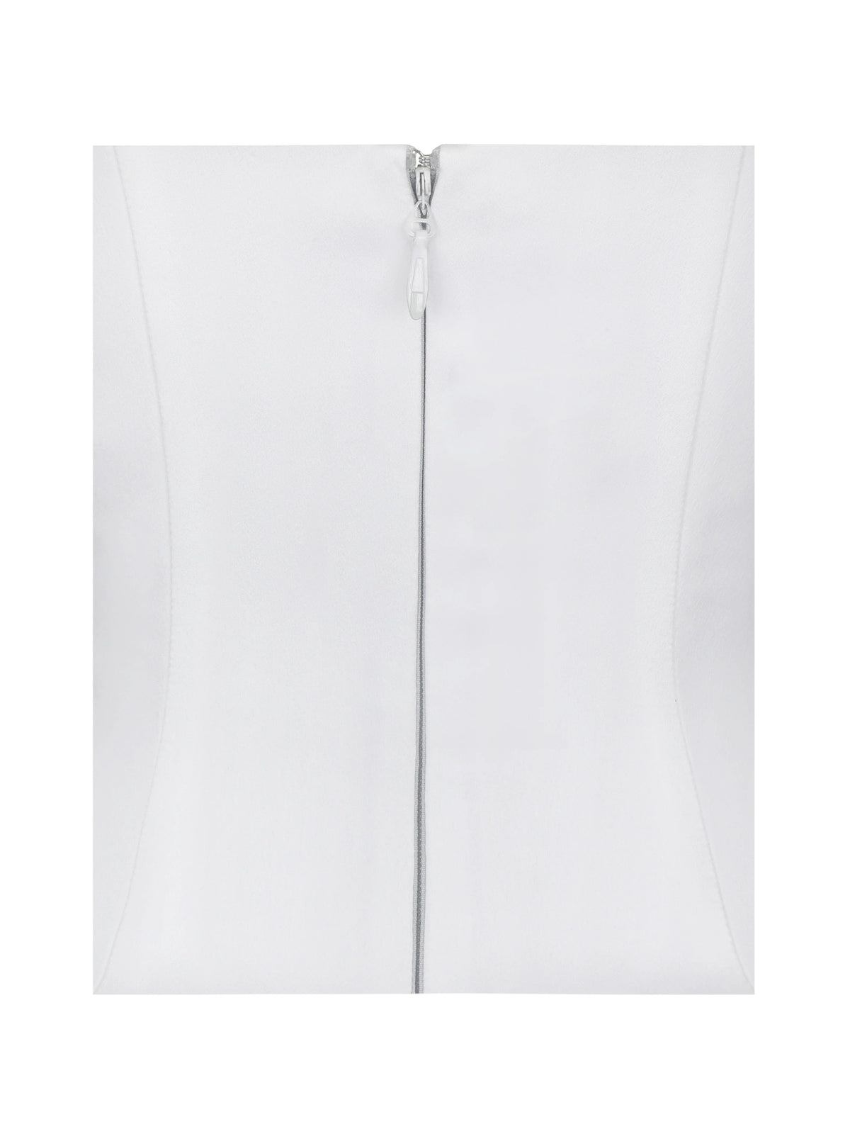 Siena White Satin Sweetheart Wedding Gown