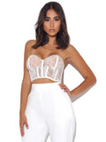 New Romantics White Lace Corset Top Archive Sale
