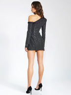 Winifred Rhinestone Crystal Blazer Dress Archive Sale