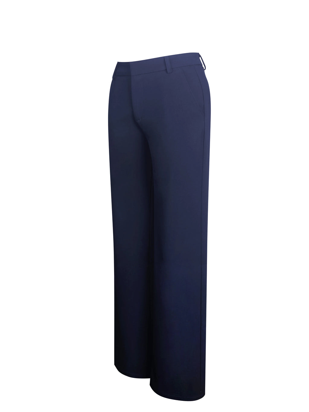 Yanin Navy Low Rise Straight Leg Pants