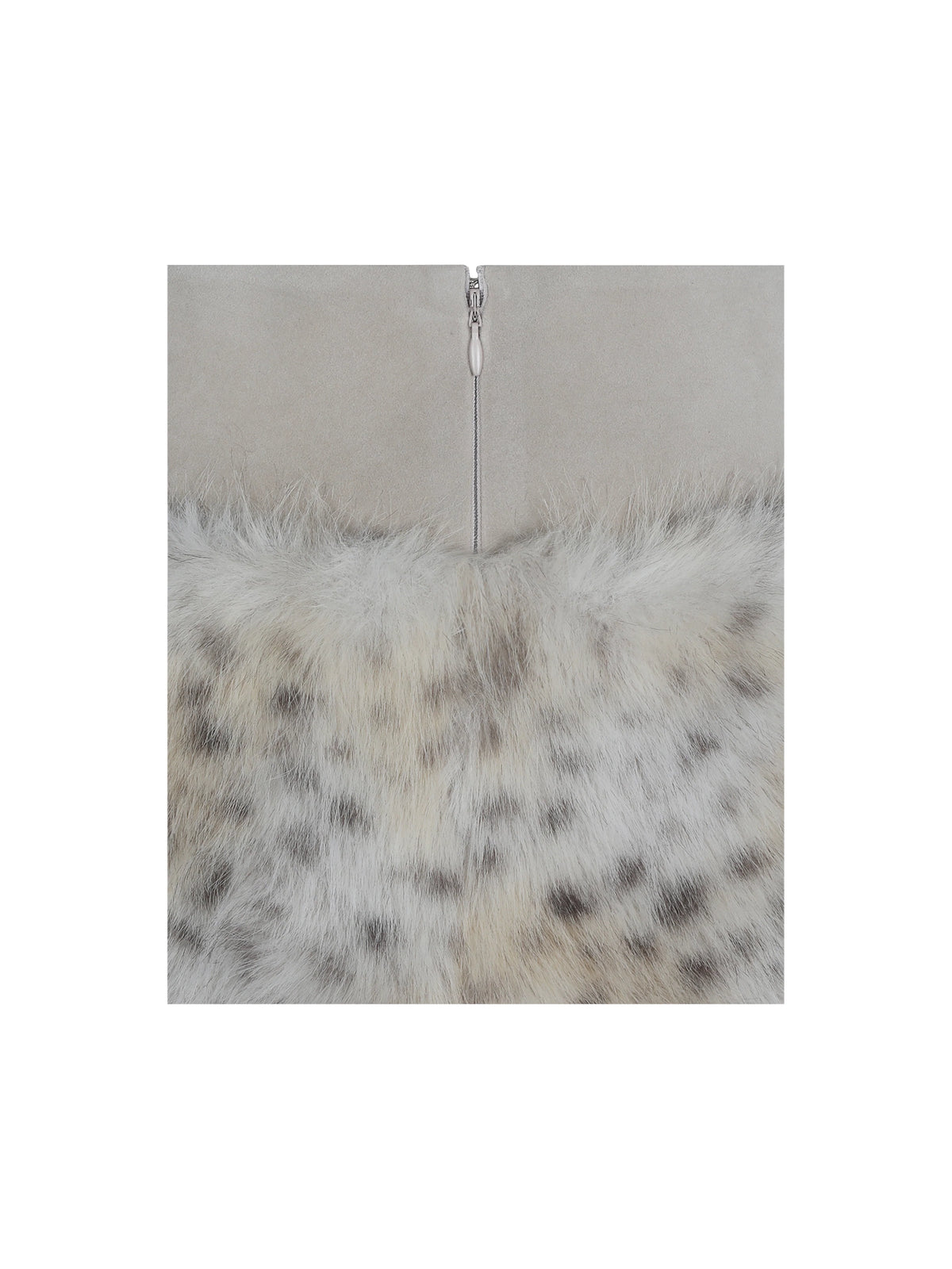 Sariah Tan Suede Cheetah Low Waisted Micro Skirt