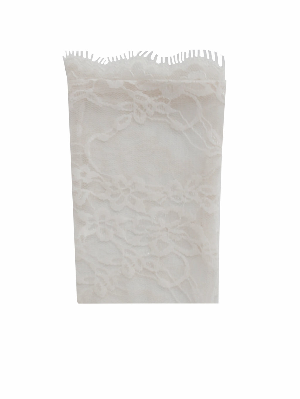 Rae White Lace Opera length Gloves