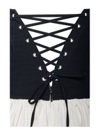Sana Sweetheart Lace up Back Drop Waist Maxi Dress Archive Sale