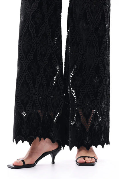 Milton High Rise Lace Jean