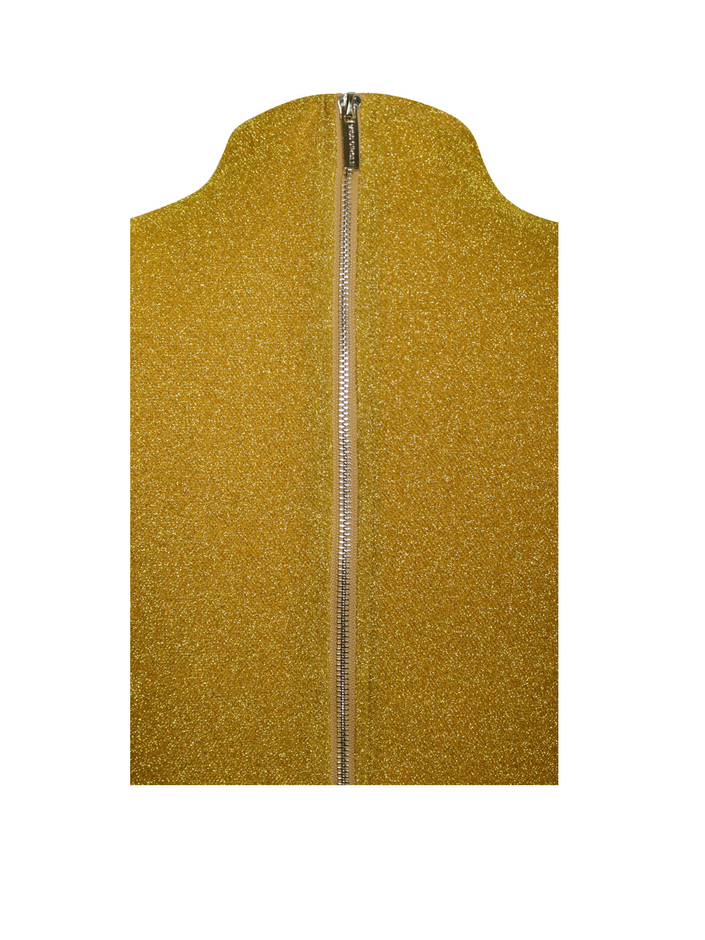 Payson Gold Long Sleeve Metallic Jersey Cutout Dress Archive Sale