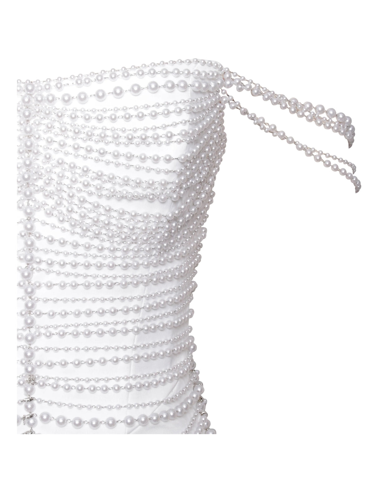 The Birth of Venus Pearl Handmade Crochet Gown