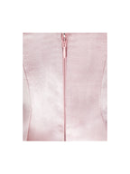 Uliya Rosy Pink Strapless Mermaid Peplum Maxi Dress