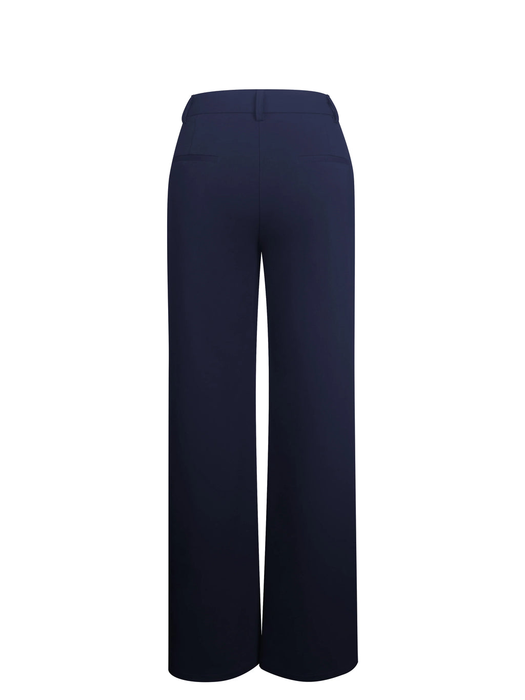 Yanin Navy Low Rise Straight Leg Pants