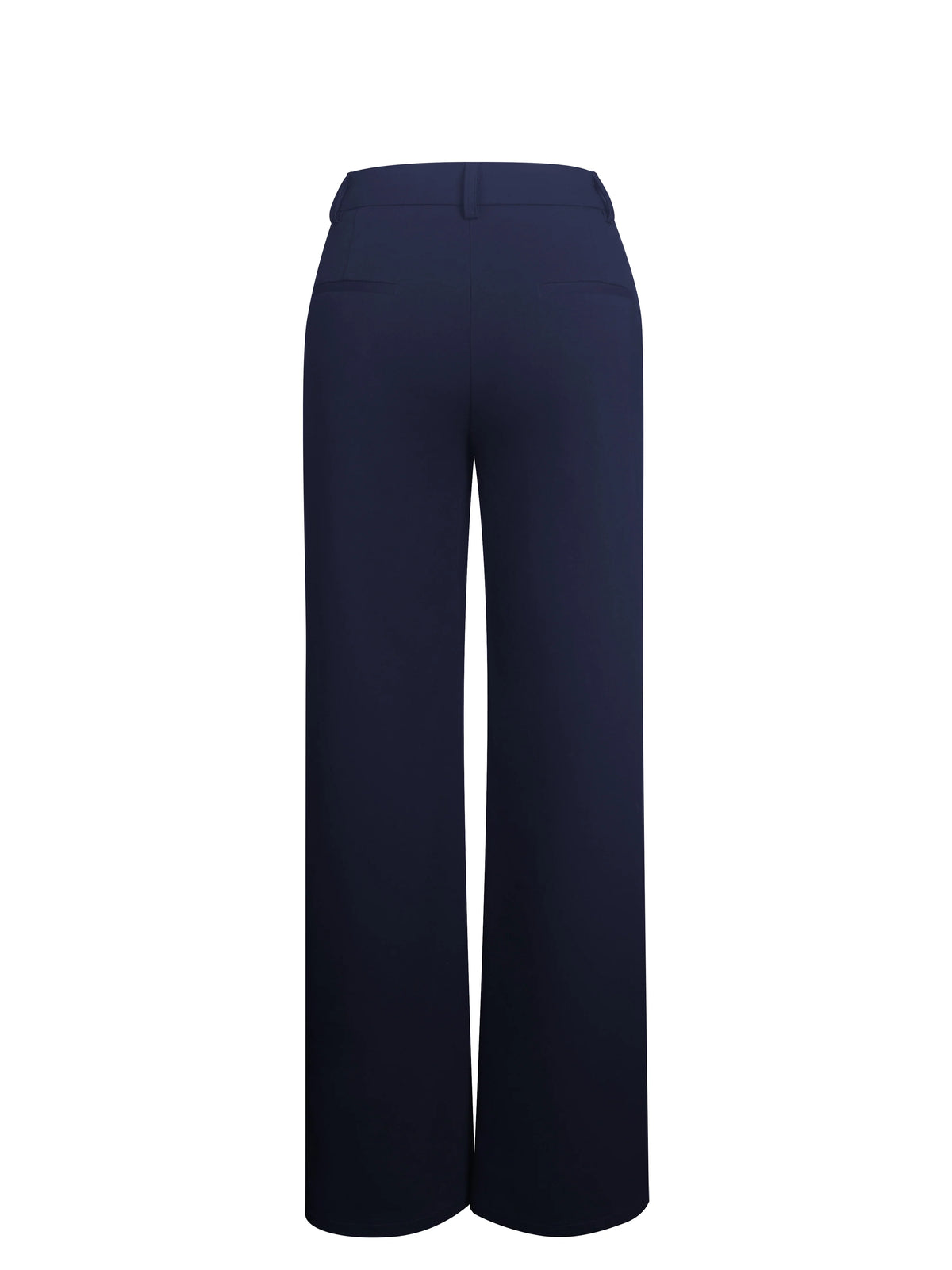 Yanin Navy Low Rise Straight Leg Pants
