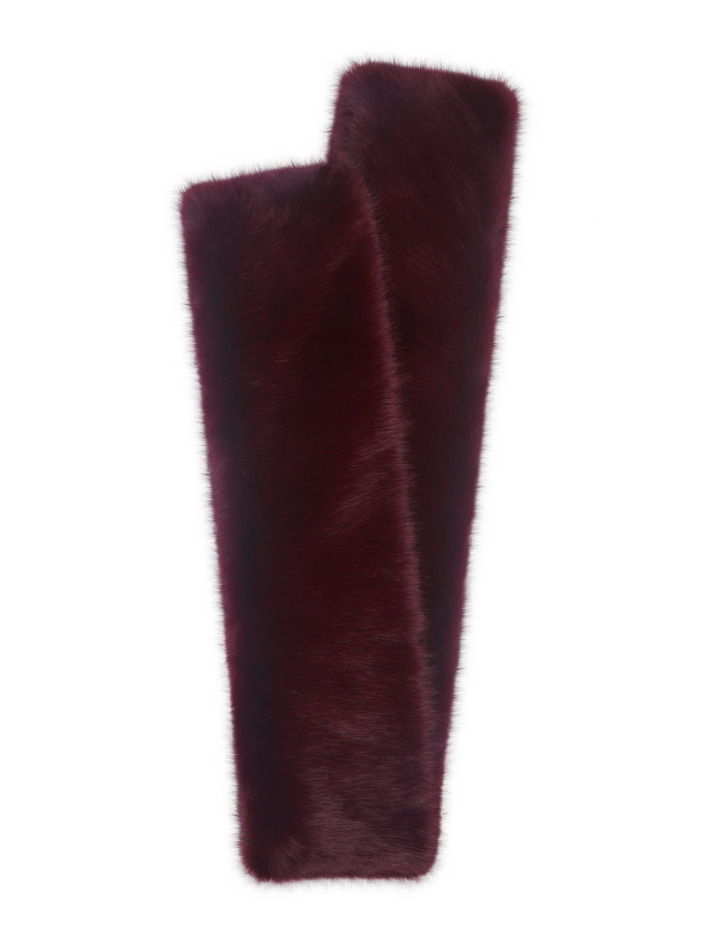 Jazmin Burgundy Multi wear Faux Fur Scarf
