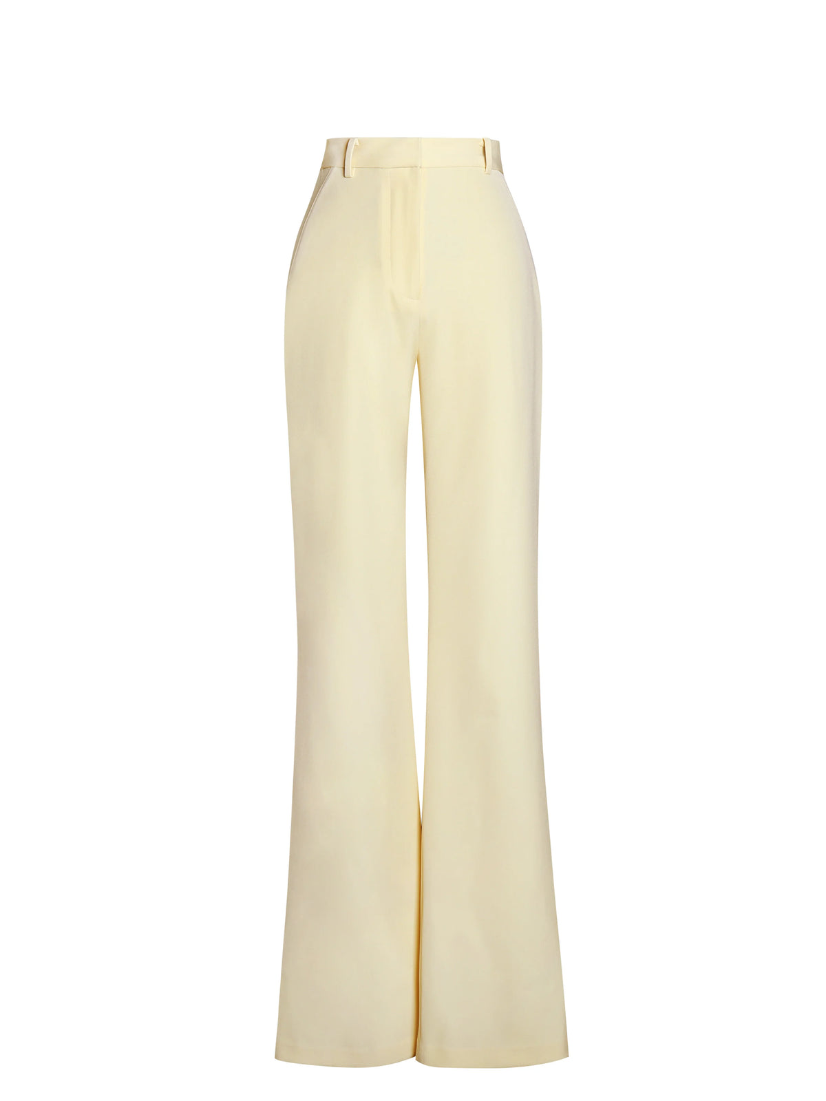 Quinnie Butter Yellow Slim Suit Pants