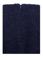 Wylda Navy Blue Boucle Wool Bodycon Mini Skirt Archive Sale