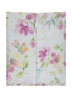 Jacinda Yellow Floral Print Linen Midi Dress
