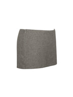 Osira Taupe Low Waisted Micro Skort