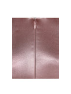 Willette Deep Rose Satin Strapless Gathered Maxi Dress