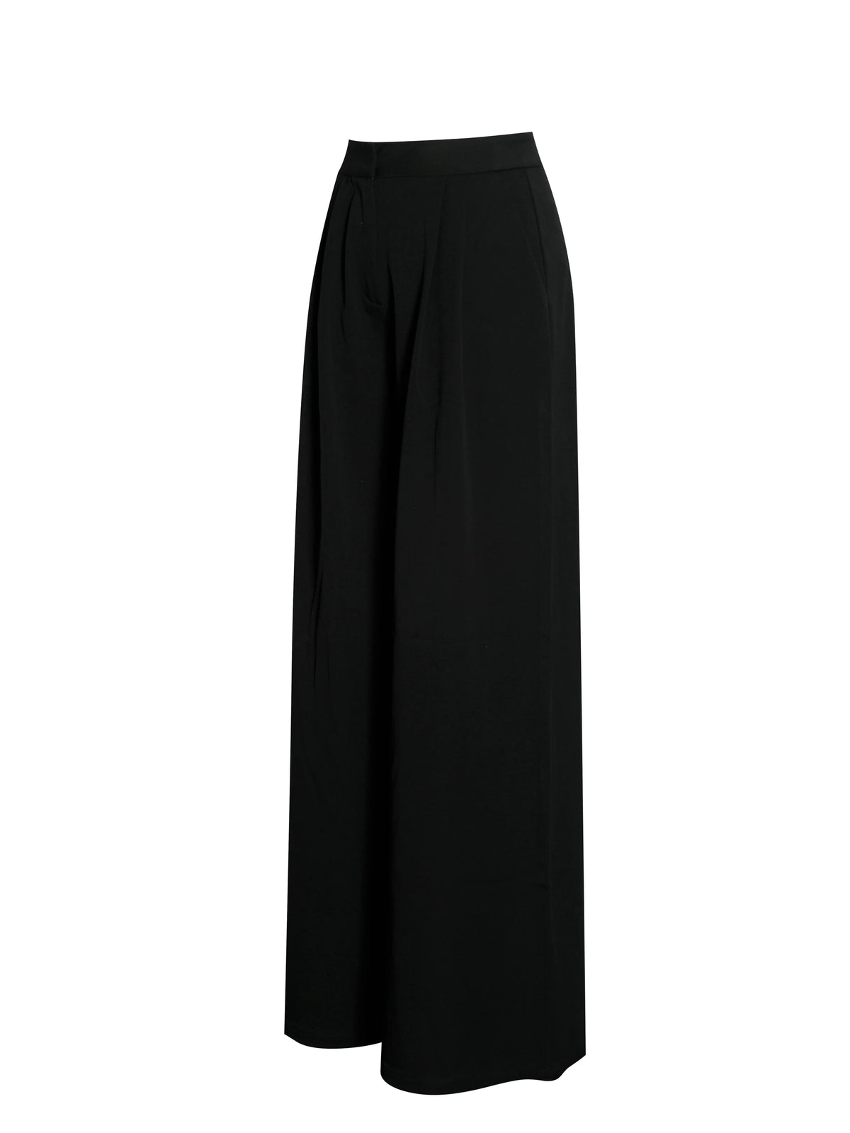 Aleeza Black Wide Leg Suit Pants